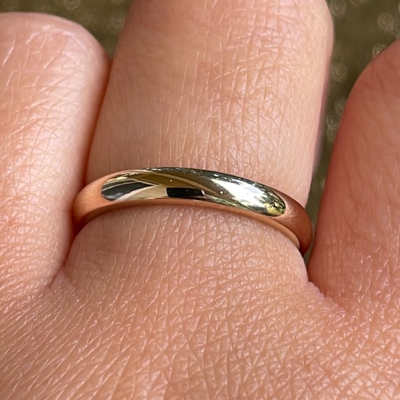 ✨SOLD ✨14k Solid Yellow Gold Stacker / Minimalist Band - Picture 4 of 17